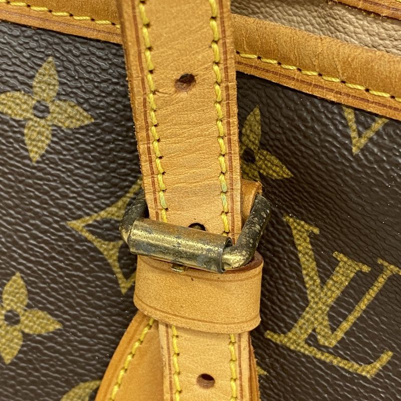 Louis Vuitton Tote Bag Monogram Bucket PM M42238 Brown Ladies