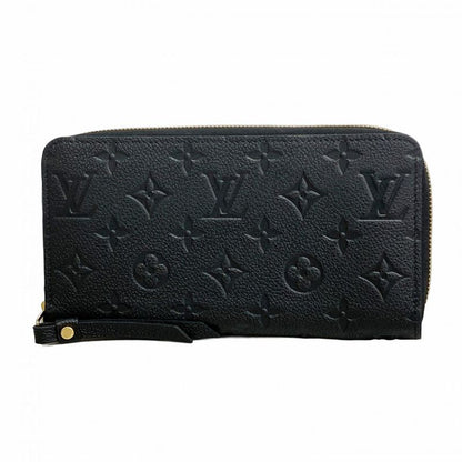 Louis Vuitton Long Wallet Monogram-empreinte Zippy Wallet M61864 Noir Ladies