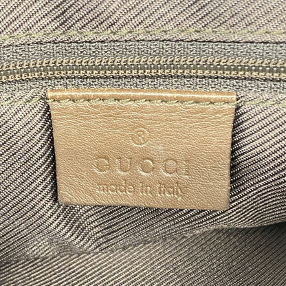 Gucci Shoulder Bag GG Canvas 001 4198 Canvas Brown Silver Hardware Women