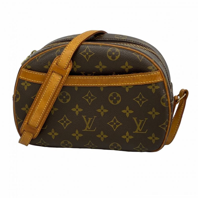 Louis Vuitton Shoulder Bag Monogram Blois M51221 Brown Ladies