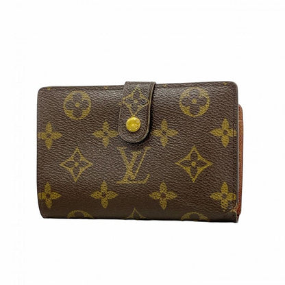 Louis Vuitton Wallet Monogram Porte Monnaie Viennois M61663 Brown Ladies