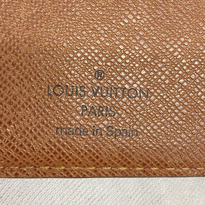 Louis Vuitton Wallet Monogram Porte Monnaie Viennois M61663 Brown Ladies