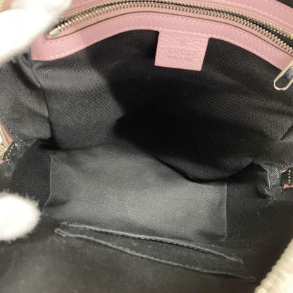 Gucci Backpack Daypack GG Psychedelic 601296 PVC Leather Pink Multicolor Silver