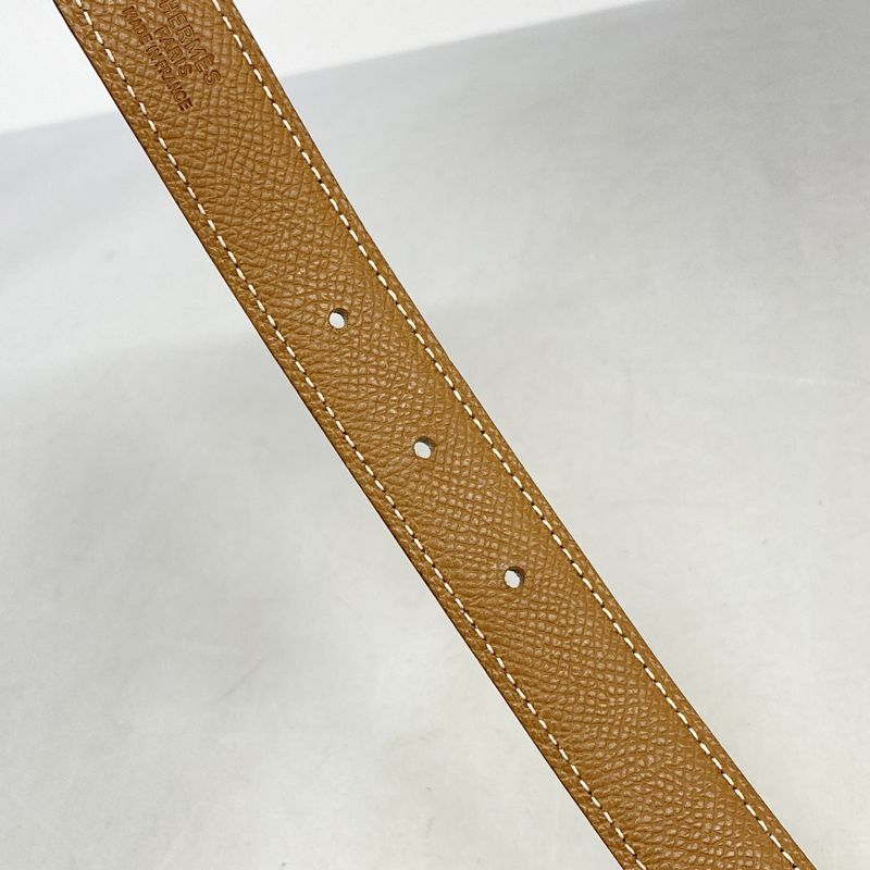 Hermes Belt Constance Belt Box Calf Courchevel Black Gold Hardware □D Engraved