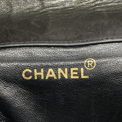 Chanel Backpack Daypack Matelasse Lambskin Black Gold Hardware Women