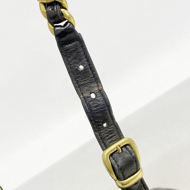 Chanel Backpack Daypack Matelasse Lambskin Black Gold Hardware Women