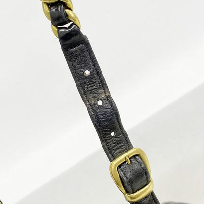 Chanel Backpack Daypack Matelasse Lambskin Black Gold Hardware Women