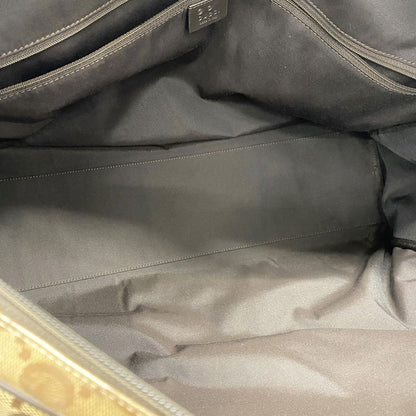 Gucci Handbag GG Crystal 278302 Coated Canvas Brown Chien Pan Gold Hardware