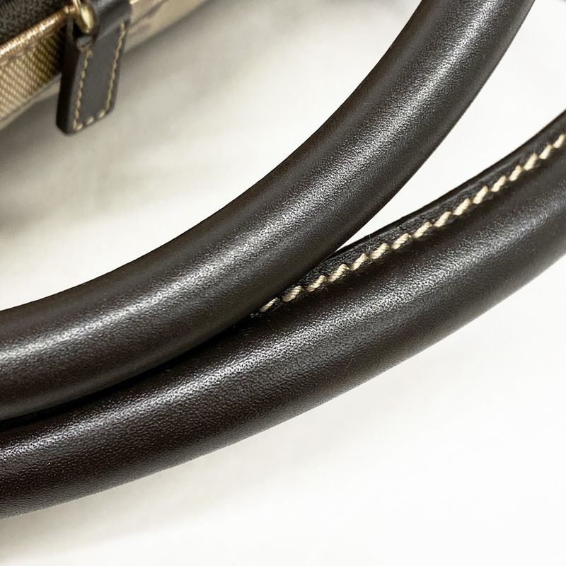 Gucci Handbag GG Crystal 278302 Coated Canvas Brown Chien Pan Gold Hardware