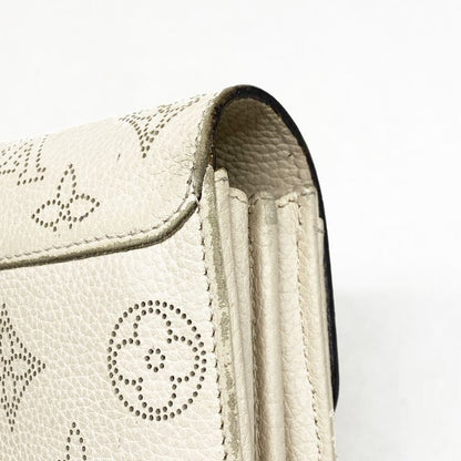 Louis Vuitton Long Wallet Mahina Portefeuille Mahina Iris M60177 Ivoire Ladies