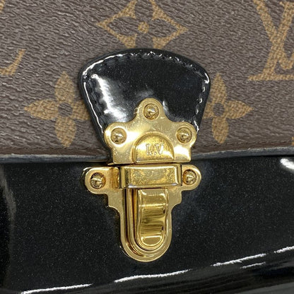 Louis Vuitton Long Wallet Monogram Portefeuille Cherrywood M62558 Black Brown