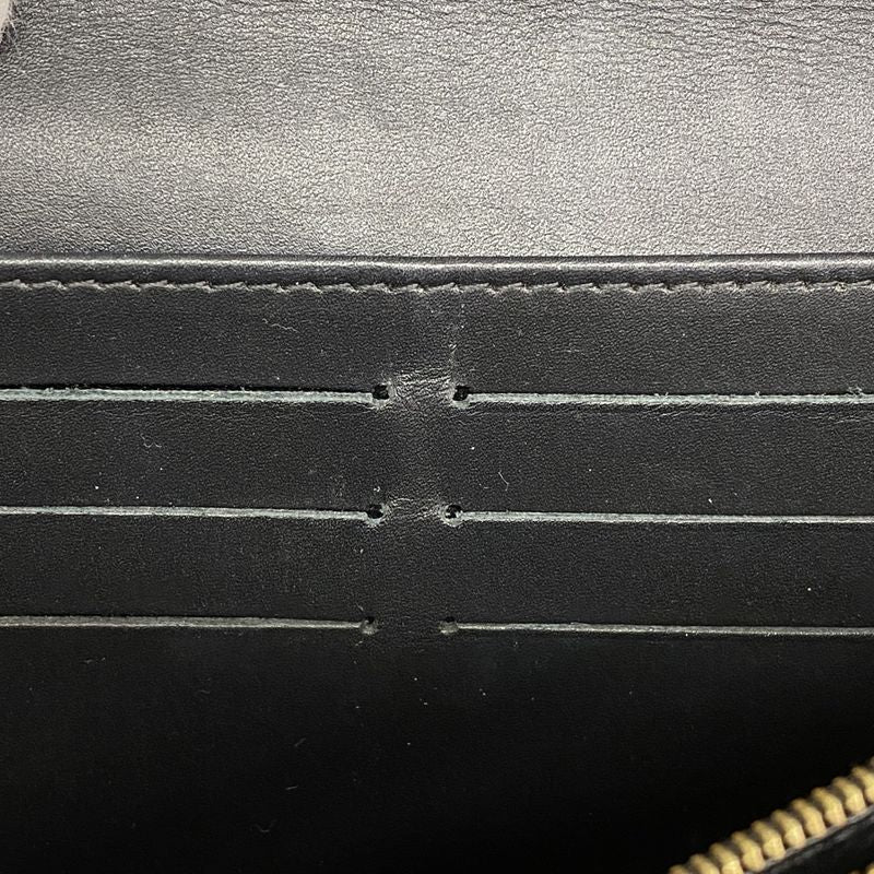 Louis Vuitton Long Wallet Monogram Portefeuille Cherrywood M62558 Black Brown