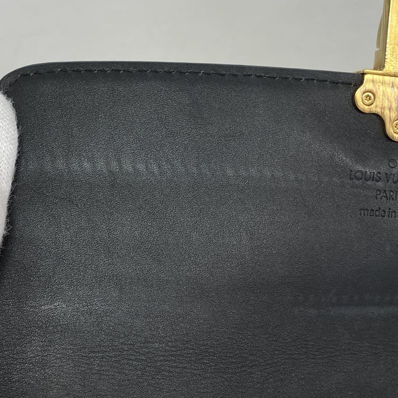 Louis Vuitton Long Wallet Monogram Portefeuille Cherrywood M62558 Black Brown