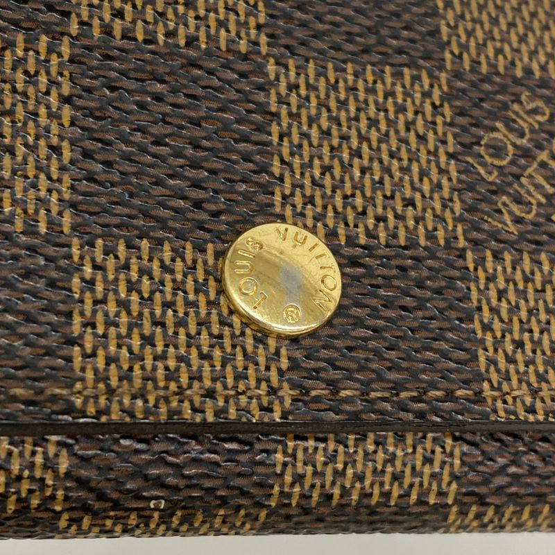 Louis Vuitton Key Case Damier Multicles 4 N62631 Ebène Men Women Unisex