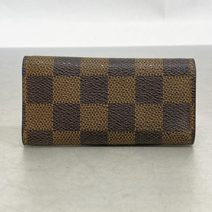 Louis Vuitton Key Case Damier Multicles 4 N62631 Ebène Men Women Unisex