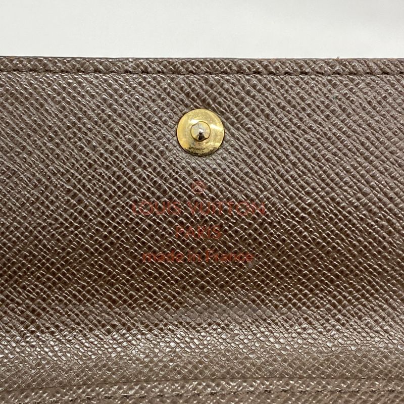 Louis Vuitton Key Case Damier Multicles 4 N62631 Ebène Men Women Unisex