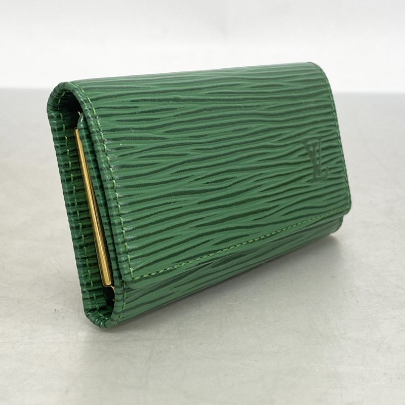 Louis Vuitton Key Case Epi Multicles 4 M63824 Borneo Green Men Women Unisex