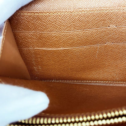 Louis Vuitton Long Wallet Monogram Pochette Porte Monet Cles Di M61726 Brown