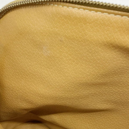 Celine Handbag Macadam PVC Brown Gold Hardware Women