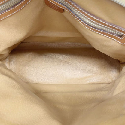 Celine Handbag Macadam PVC Brown Gold Hardware Women