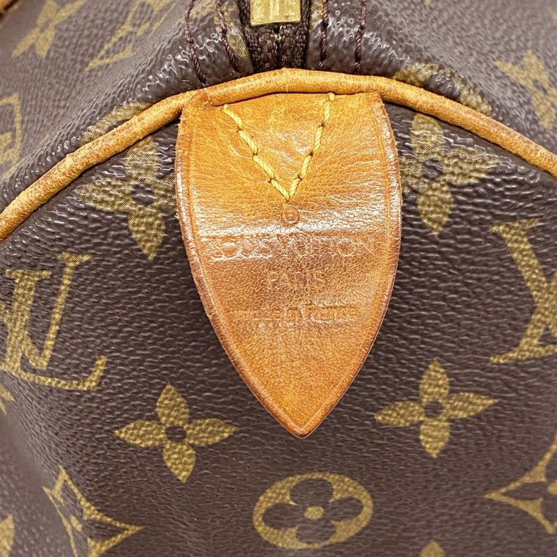Louis Vuitton Handbag Monogram Speedy 30 M41108 Brown Ladies