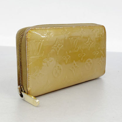 Louis Vuitton Vernis Zippy Wallet M91761 Beige Poodle Women's Long Wallet