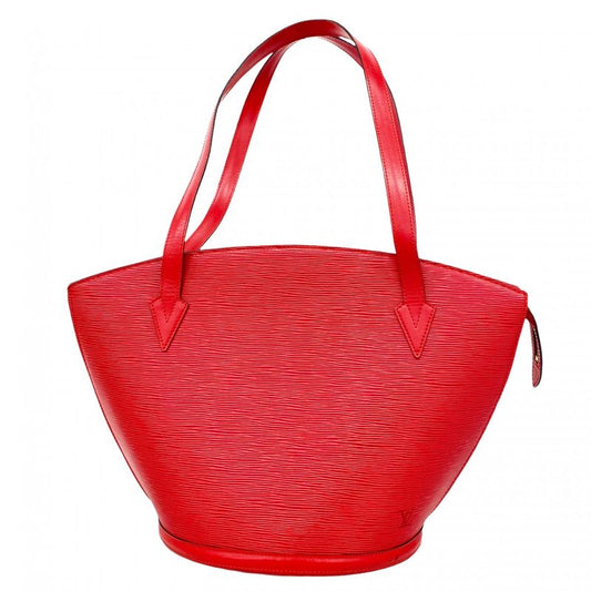 Louis Vuitton Shoulder Bag Epi Saint Jacques Shopping M52267 Castilian Red Women