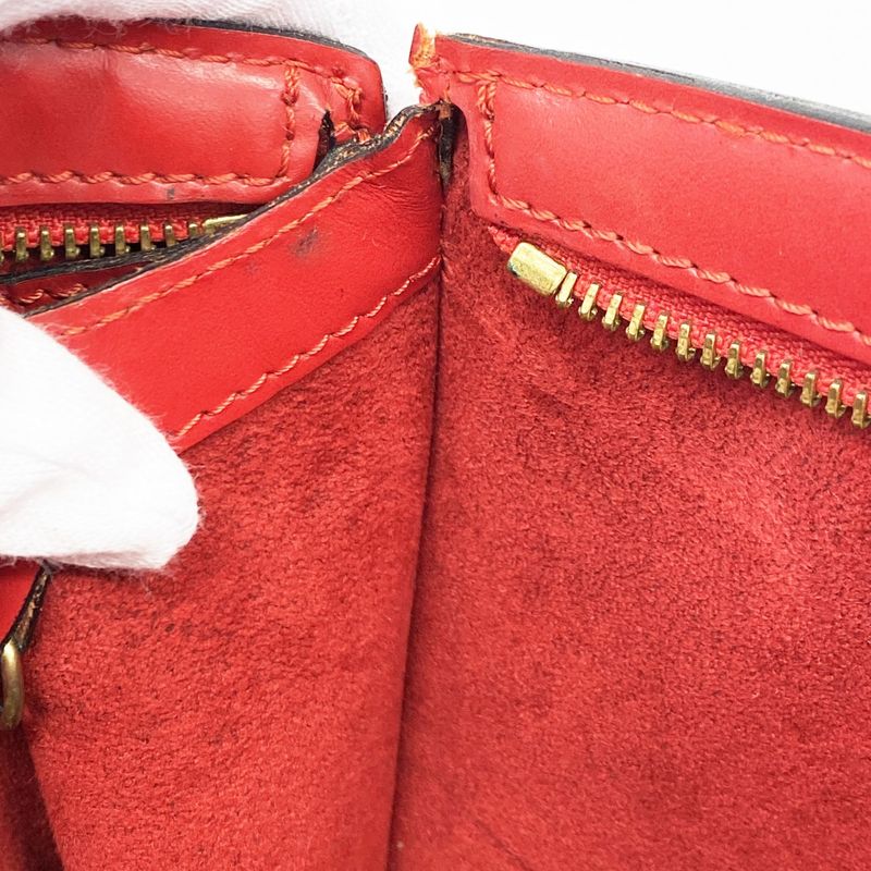 Louis Vuitton Shoulder Bag Epi Saint Jacques Shopping M52267 Castilian Red Women