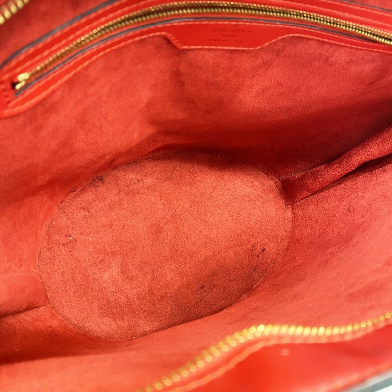 Louis Vuitton Shoulder Bag Epi Saint Jacques Shopping M52267 Castilian Red Women