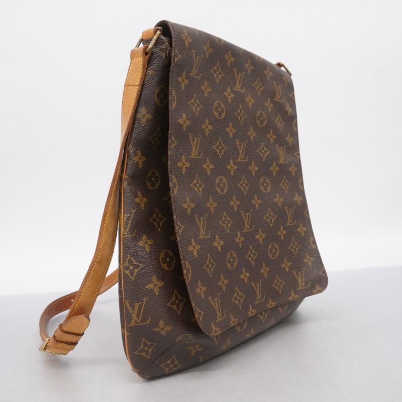 Louis Vuitton Shoulder Bag Monogram Musette M51256 Brown Ladies