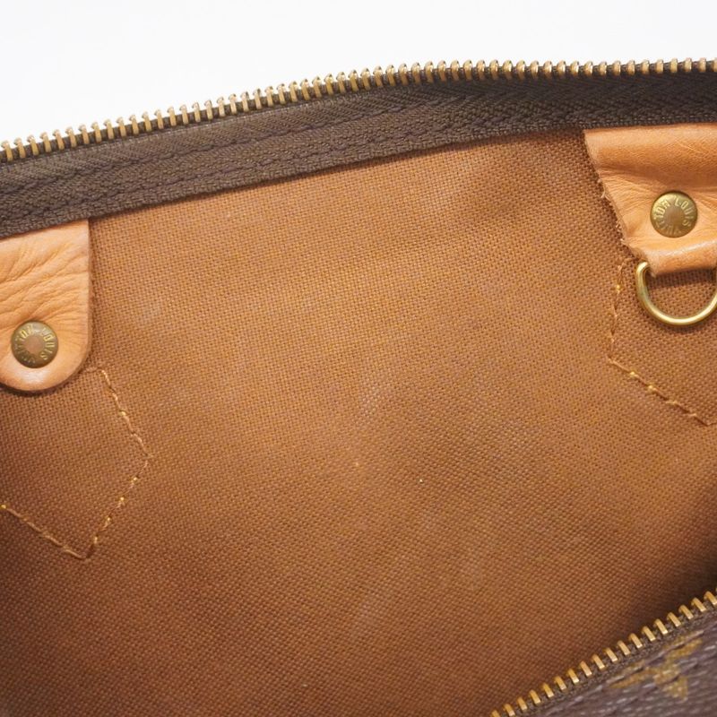 Louis Vuitton Handbag Monogram Speedy 30 M41108 Brown Ladies