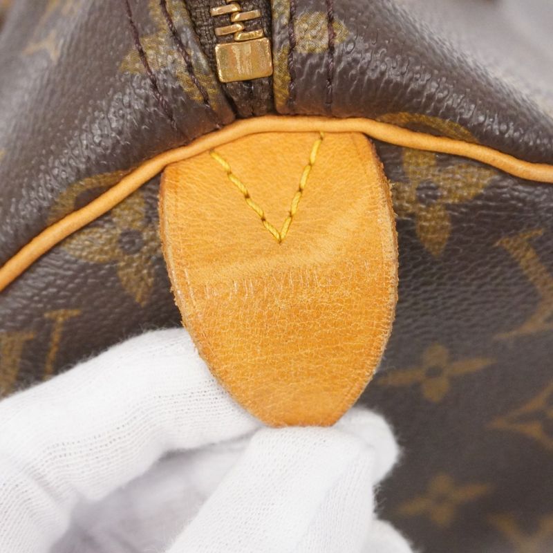 Louis Vuitton Handbag Monogram Speedy 30 M41108 Brown Ladies