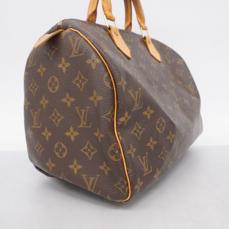 Louis Vuitton Handbag Monogram Speedy 30 M41108 Brown Ladies