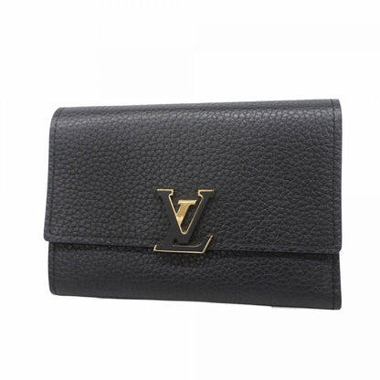 Louis Vuitton Trifold Wallet Taurillon Portefeuille Capucines Compact M62157