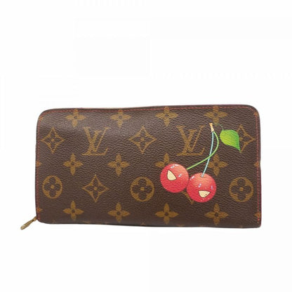 Louis Vuitton Long Wallet Monogram - Cherry / Collaboration With Takashi