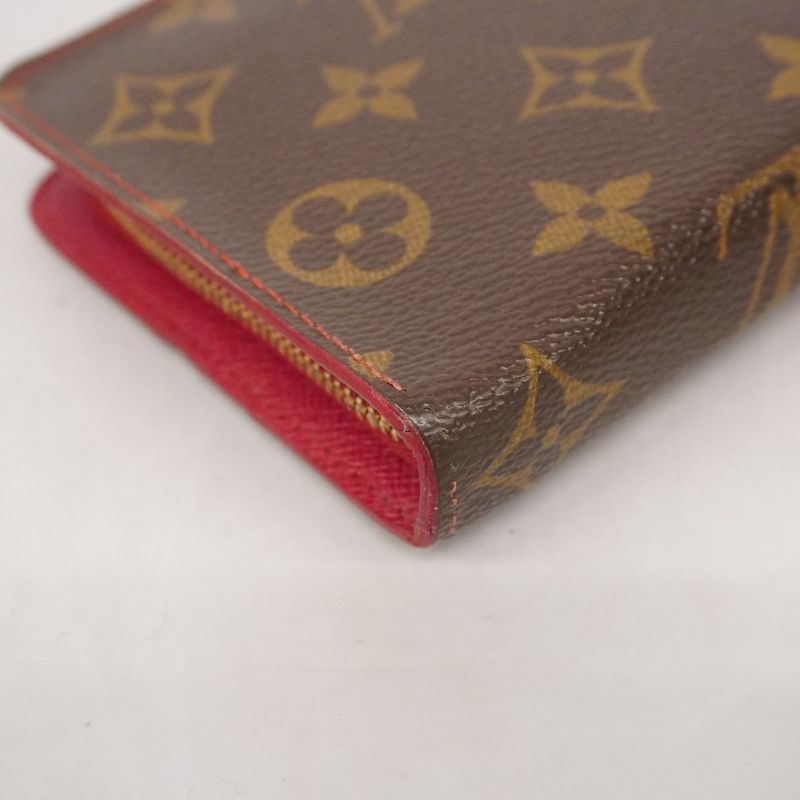 Louis Vuitton Long Wallet Monogram - Cherry / Collaboration With Takashi