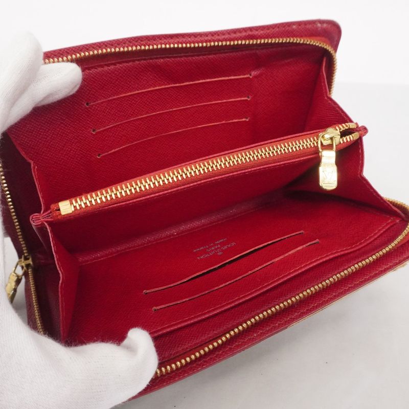 Louis Vuitton Long Wallet Monogram - Cherry / Collaboration With Takashi