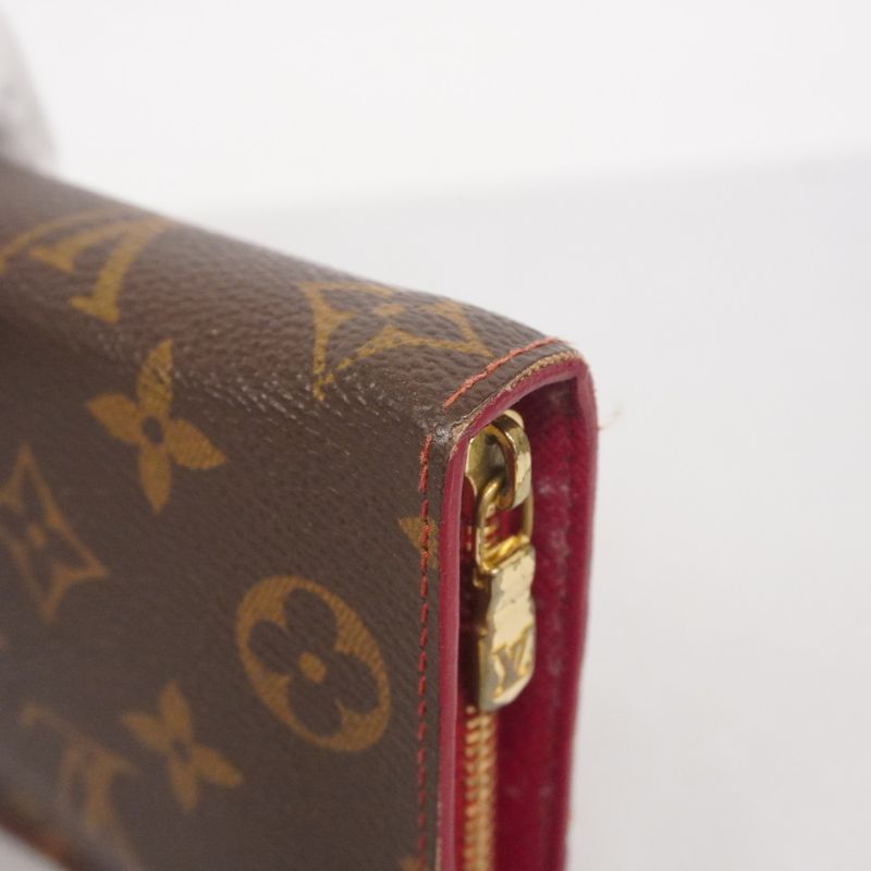 Louis Vuitton Long Wallet Monogram - Cherry / Collaboration With Takashi