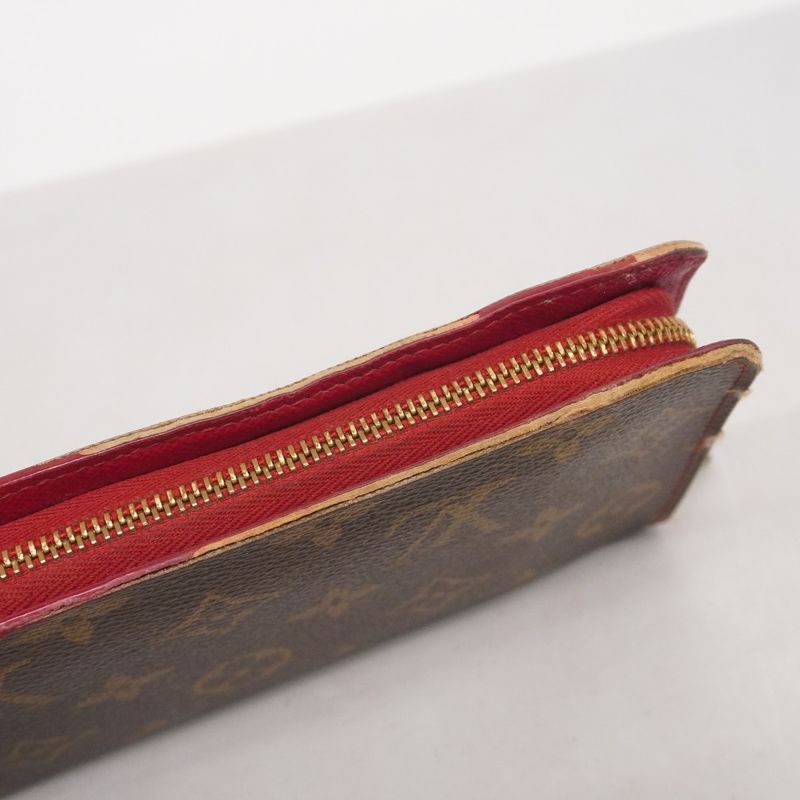 Louis Vuitton Long Wallet Monogram - Cherry / Collaboration With Takashi