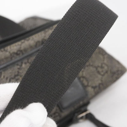 Gucci Handbag 28893 Denim Black Silver Hardware Women