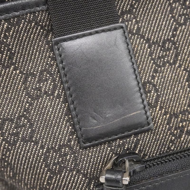 Gucci Handbag 28893 Denim Black Silver Hardware Women