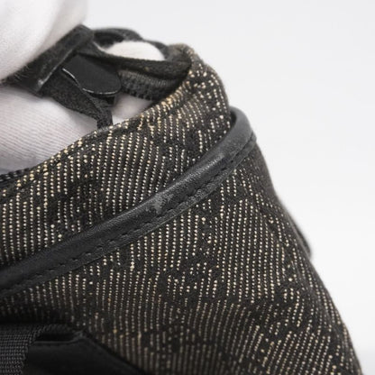 Gucci Handbag 28893 Denim Black Silver Hardware Women