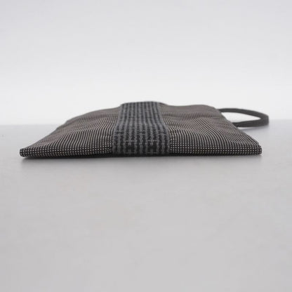 Hermes Shoulder Bag Her Line Pochette Canvas Gray Ladies