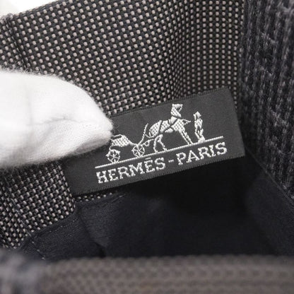 Hermes Shoulder Bag Her Line Pochette Canvas Gray Ladies