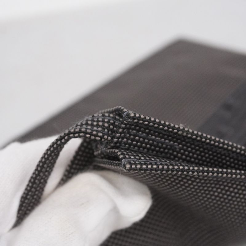 Hermes Shoulder Bag Her Line Pochette Canvas Gray Ladies