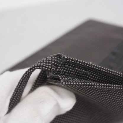 Hermes Shoulder Bag Her Line Pochette Canvas Gray Ladies