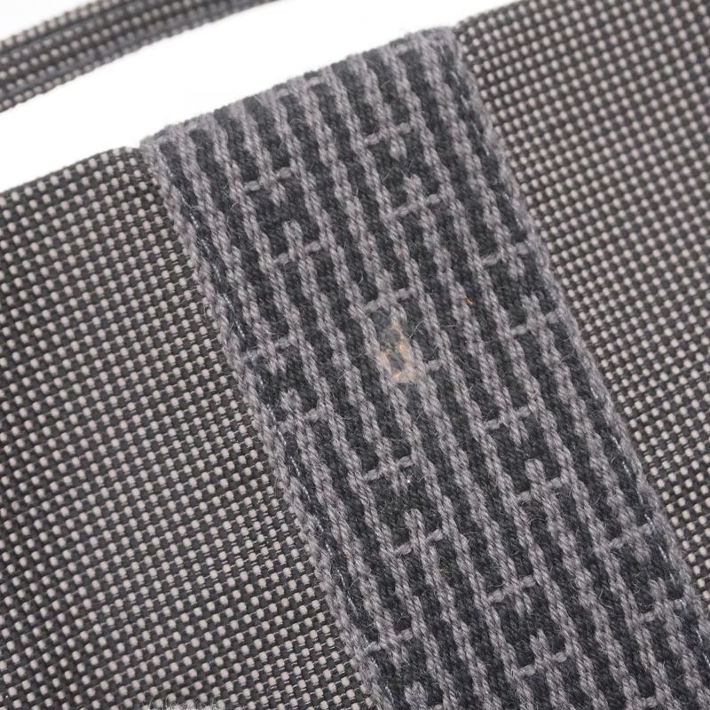 Hermes Shoulder Bag Her Line Pochette Canvas Gray Ladies