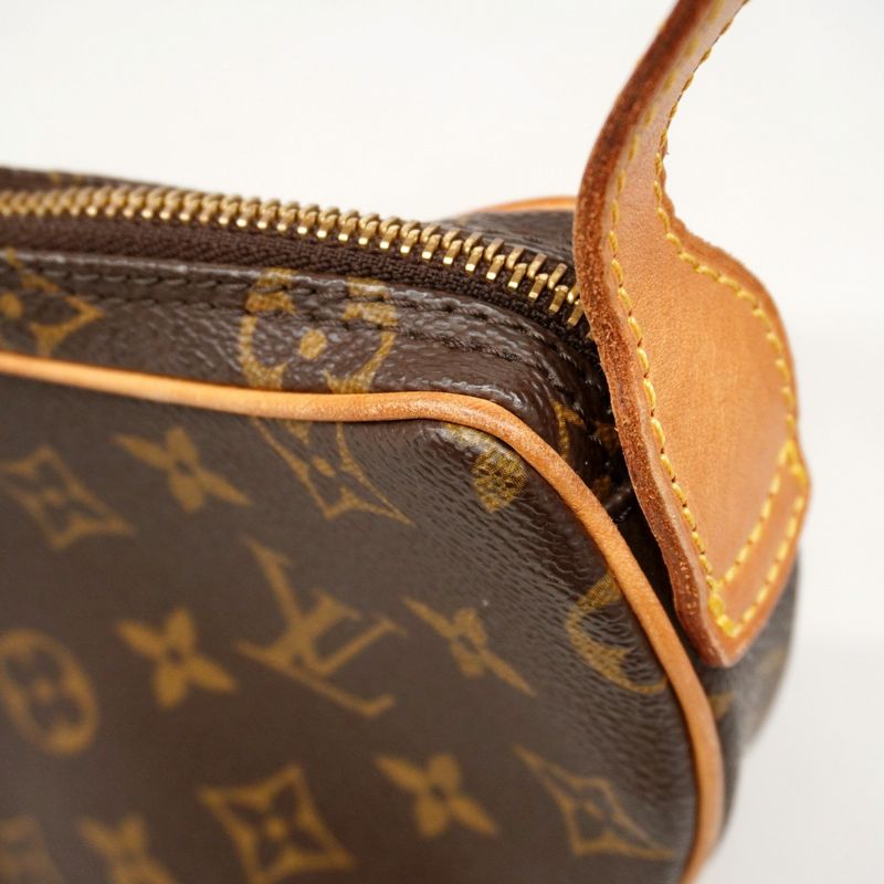 Louis Vuitton Shoulder Bag Monogram Pochette Croissant M51510 Brown Ladies