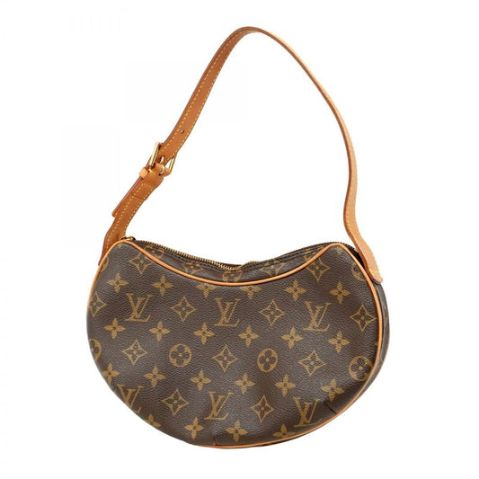 Louis Vuitton Shoulder Bag Monogram Pochette Croissant M51510 Brown Ladies
