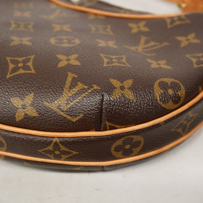 Louis Vuitton Shoulder Bag Monogram Pochette Croissant M51510 Brown Ladies